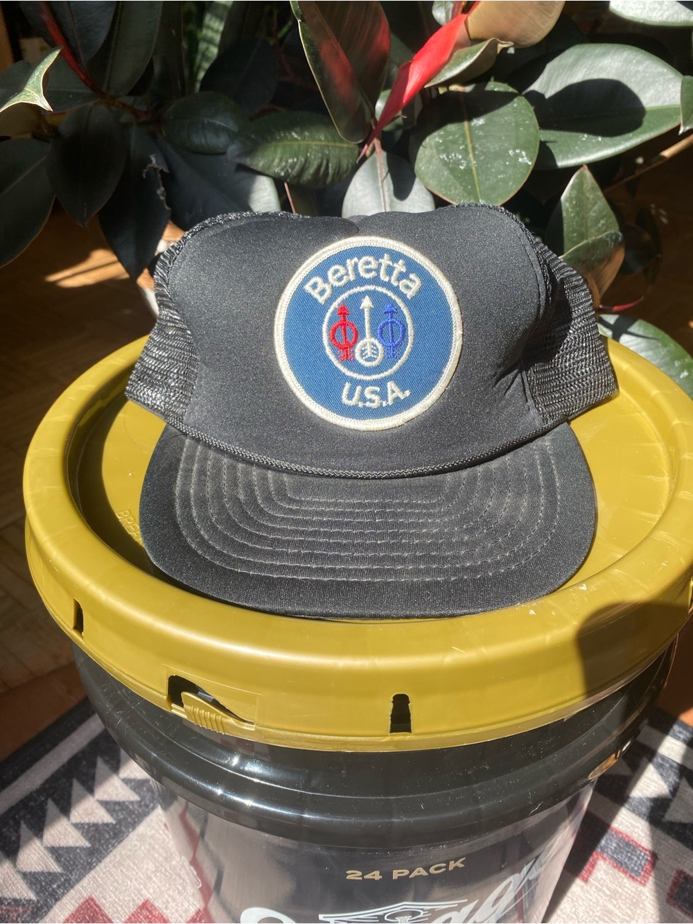 Vintage Beretta Firearms USA Patch Trucker Hat